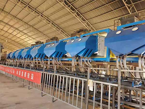 方形搖擺篩使用現(xiàn)場